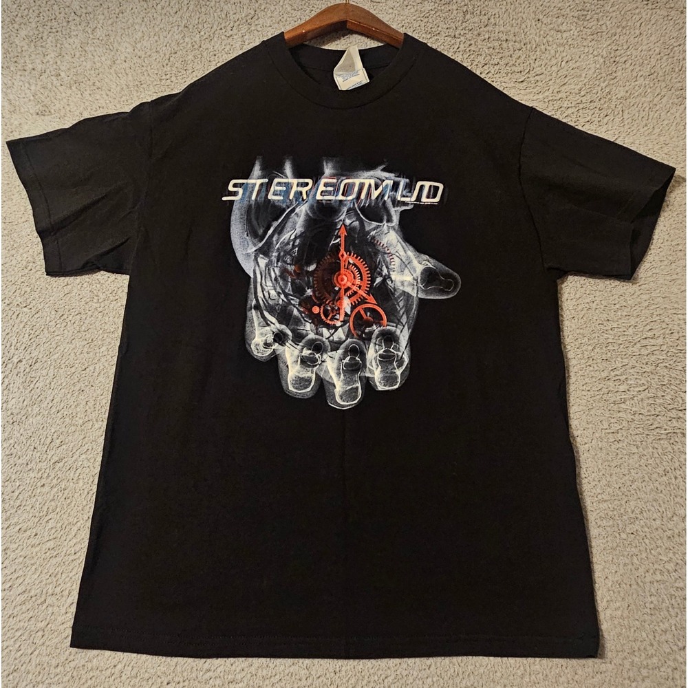 Stereomud Vintage 2003 T-Shirt Nu Metal Giant Black Men's Size Large